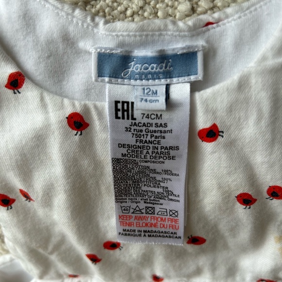 Jacadi 12 month overalls - Picture 3 of 5